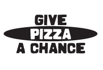 Give pizza a chance - Logo